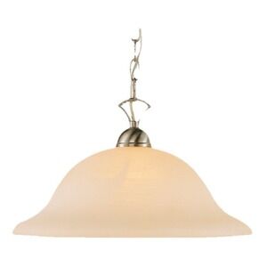 Trans Globe Lighting Imports Aspen Collection Pewter Nickel‎ 16" Pendant Light